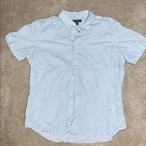 Banana republic light blue button up shirt